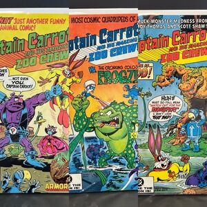 Lot Of 3 Captain Carrot And His Zoo Crew Comic Books 2-4 DC Comics